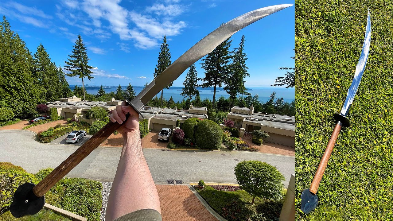 Twin Peaks Khitani Greatsword from 10th Century China Review & Cutting (LK Chen Liao Dao 遼代雙峰戰刀)
