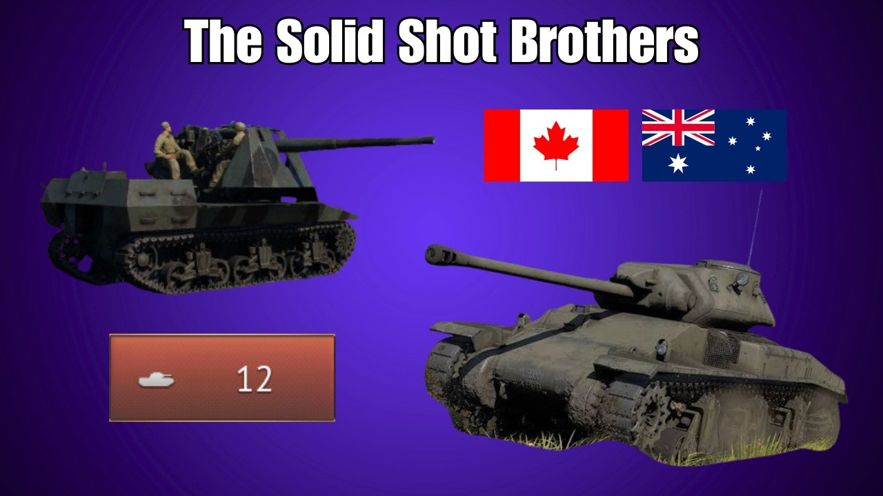 Solid Shot Brothers [war thunder gameplay]