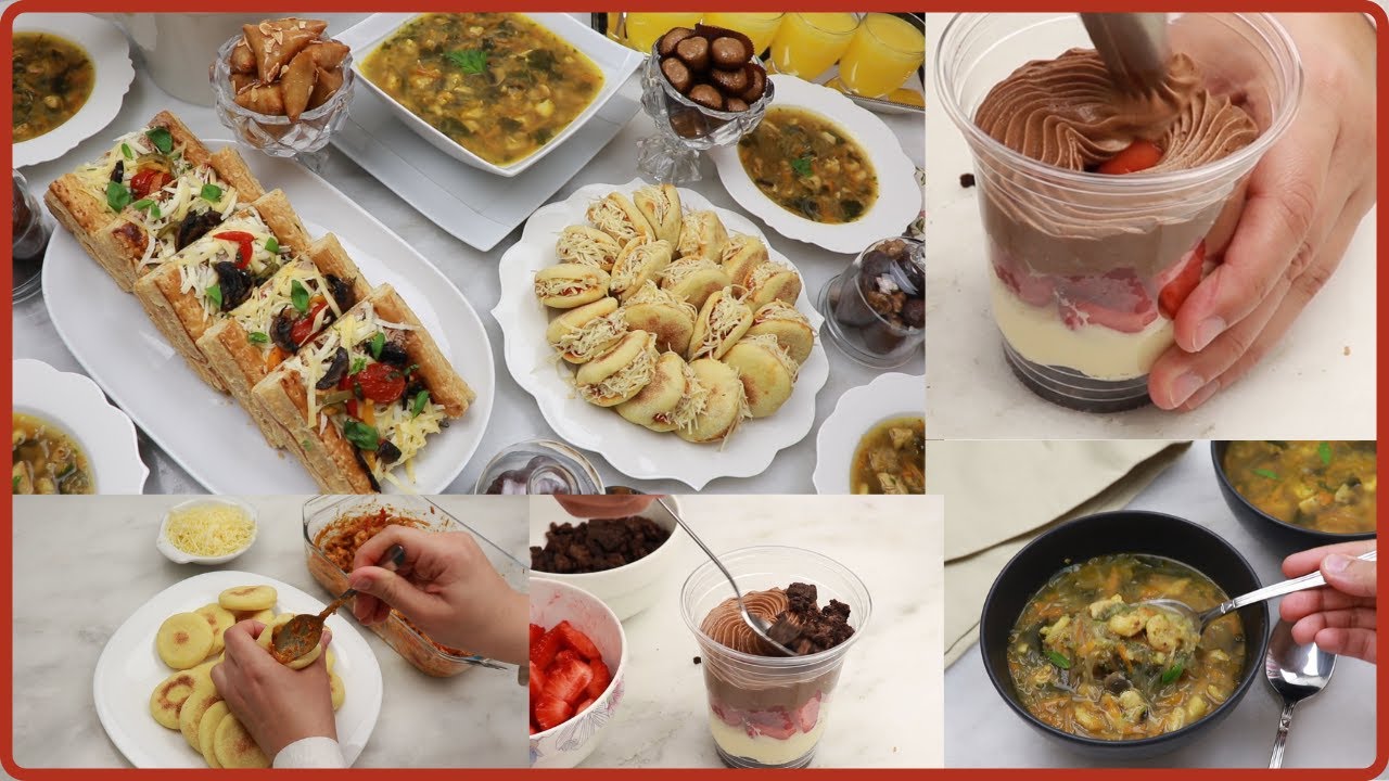 فطور رمضان 12 شوربة الصينية الأصلية مملحات بطعم البيتزا و تحلية خطييييرة للسحور