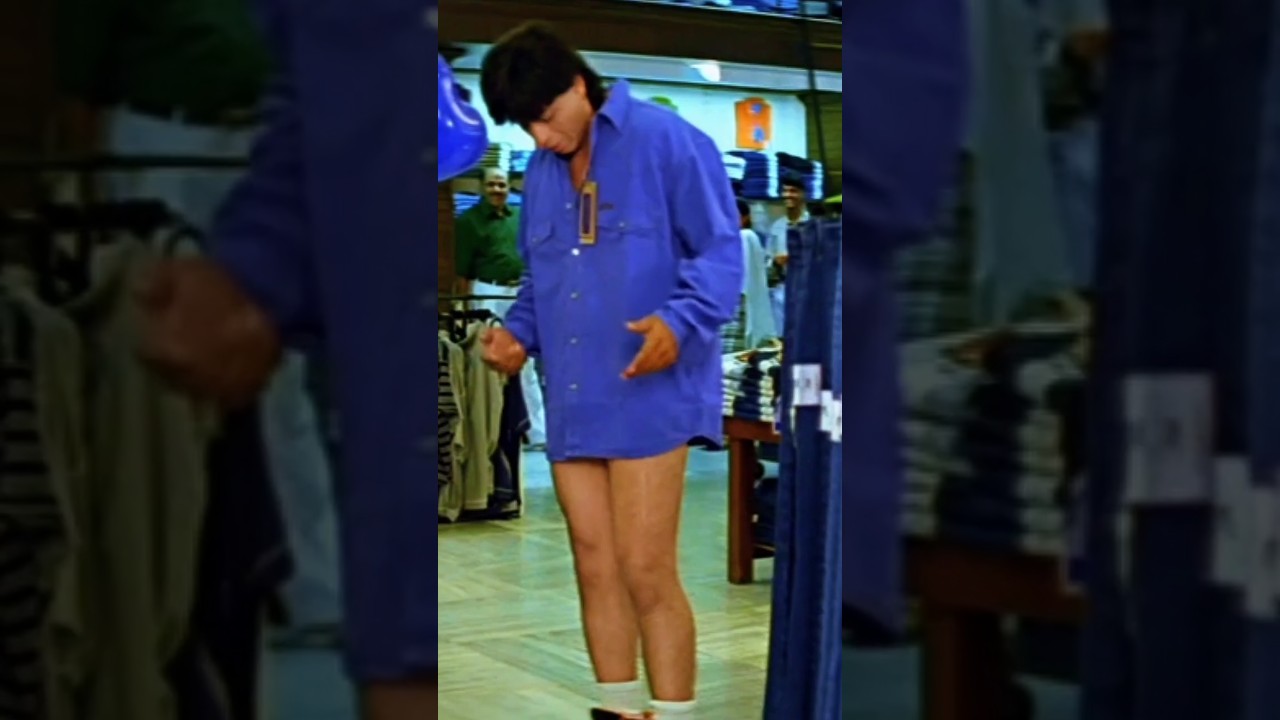 srk funny dress change video