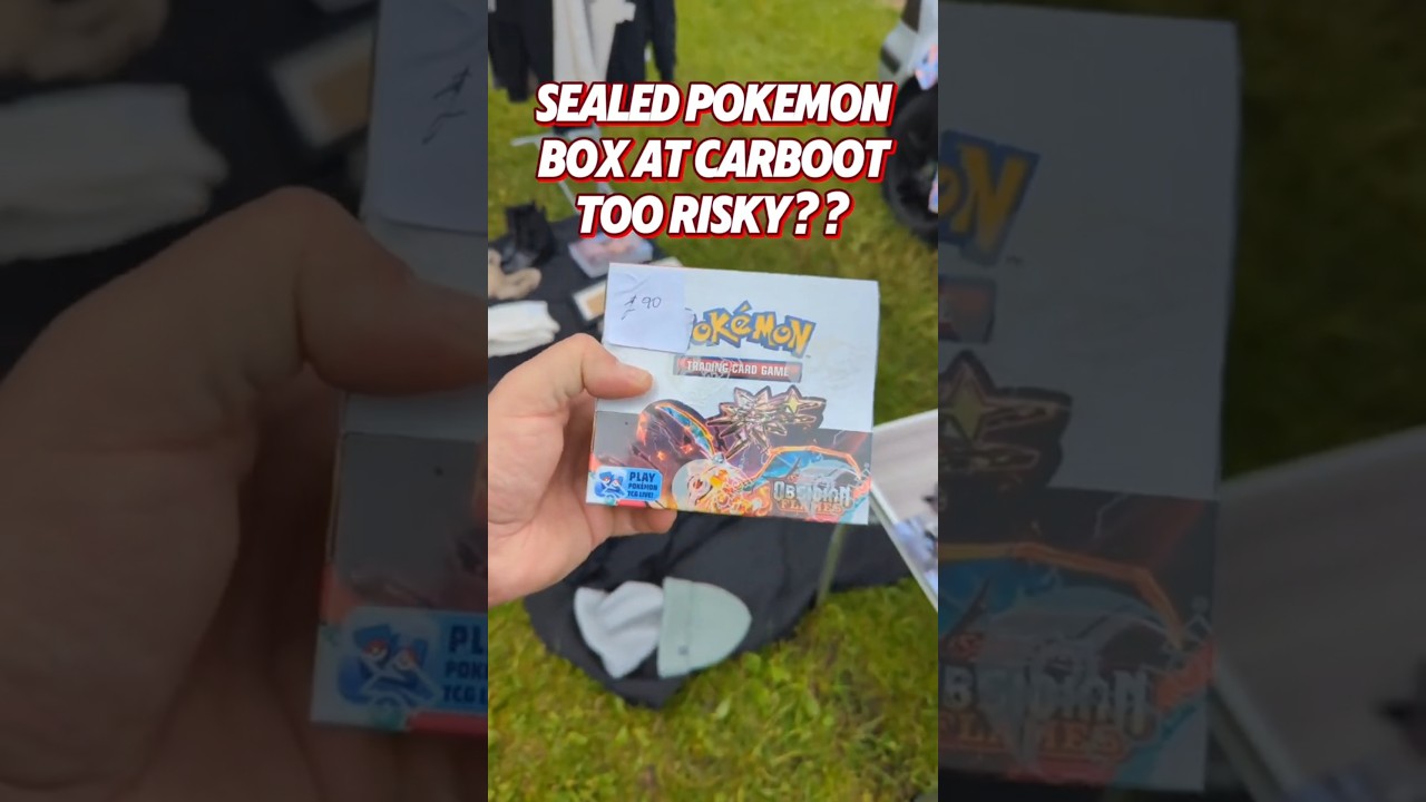 I Found Sealed Pokemon Box at a Car Boot Sale for &pound;90?