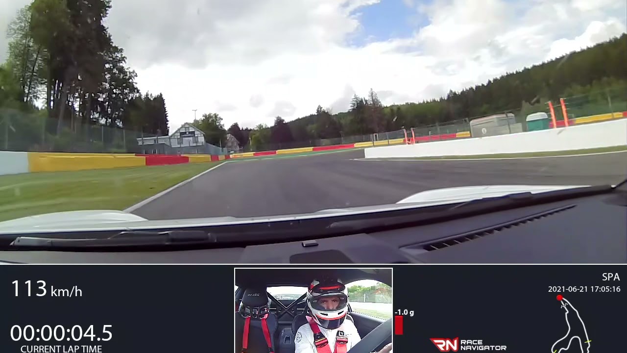 Spa-Francorchamps lap time 2&rsquo;39.9 - stock GT3RS 991.1