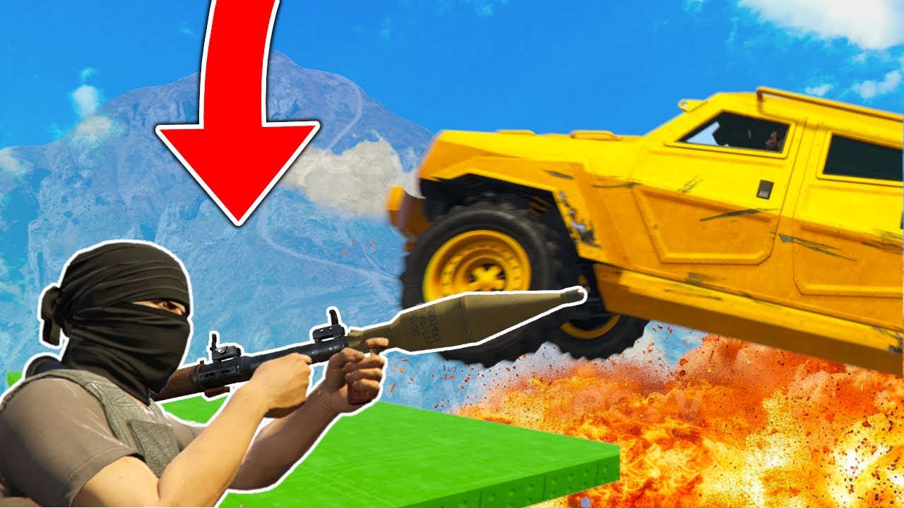 We Broke GTA V with These Rockets vs Cars Moments 😈