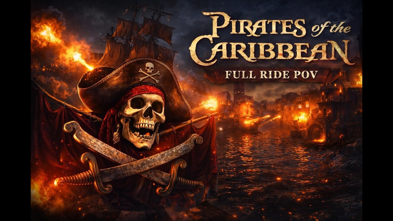 Pirates of the Caribbean at Disneyland onride