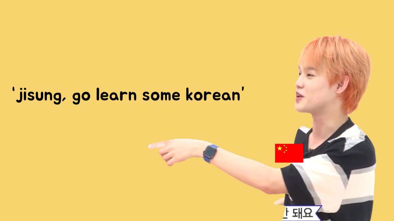 chenle and renjun correcting their korean colleagues' korean for 3 minutes