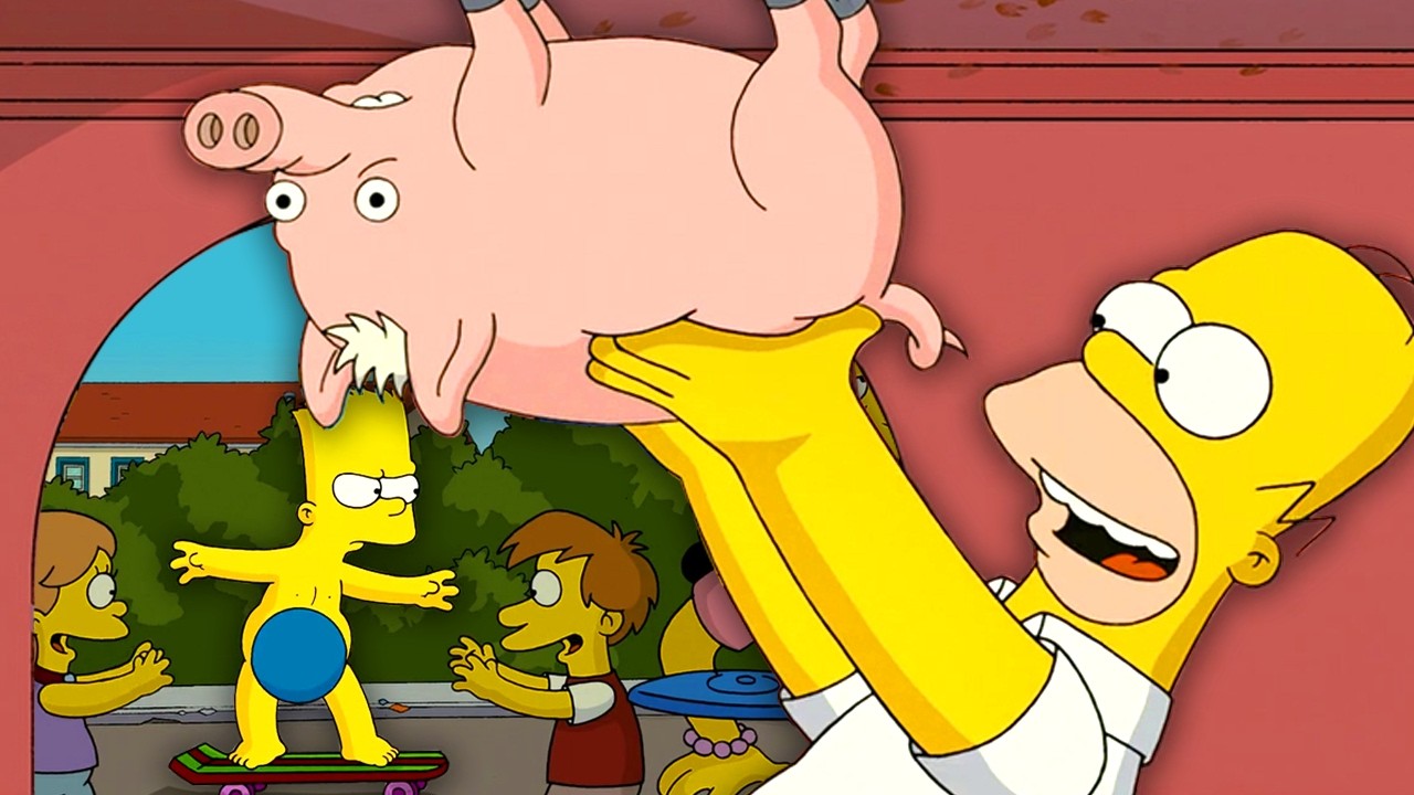 we watched The Simpsons movie, it's hilarious...