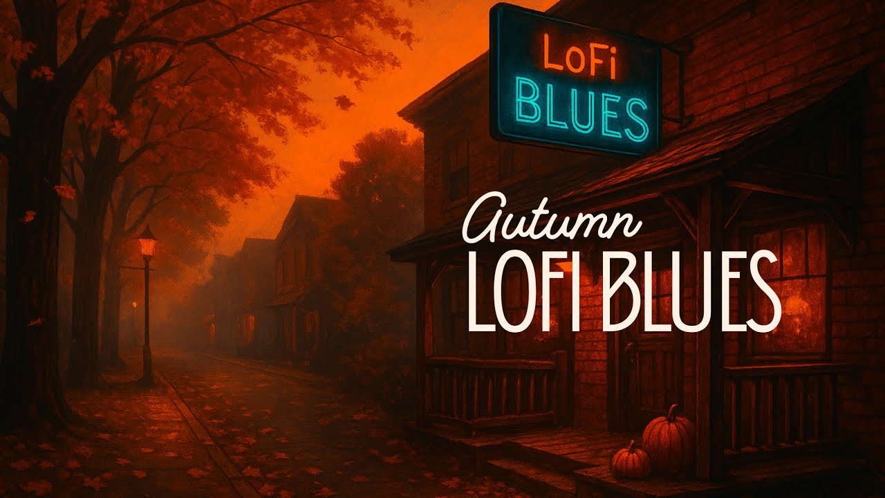 【Lofi Blues Music】 Cozy Autumn Jazz Blues — Lo-Fi Music for Study, Sleep & Reflection