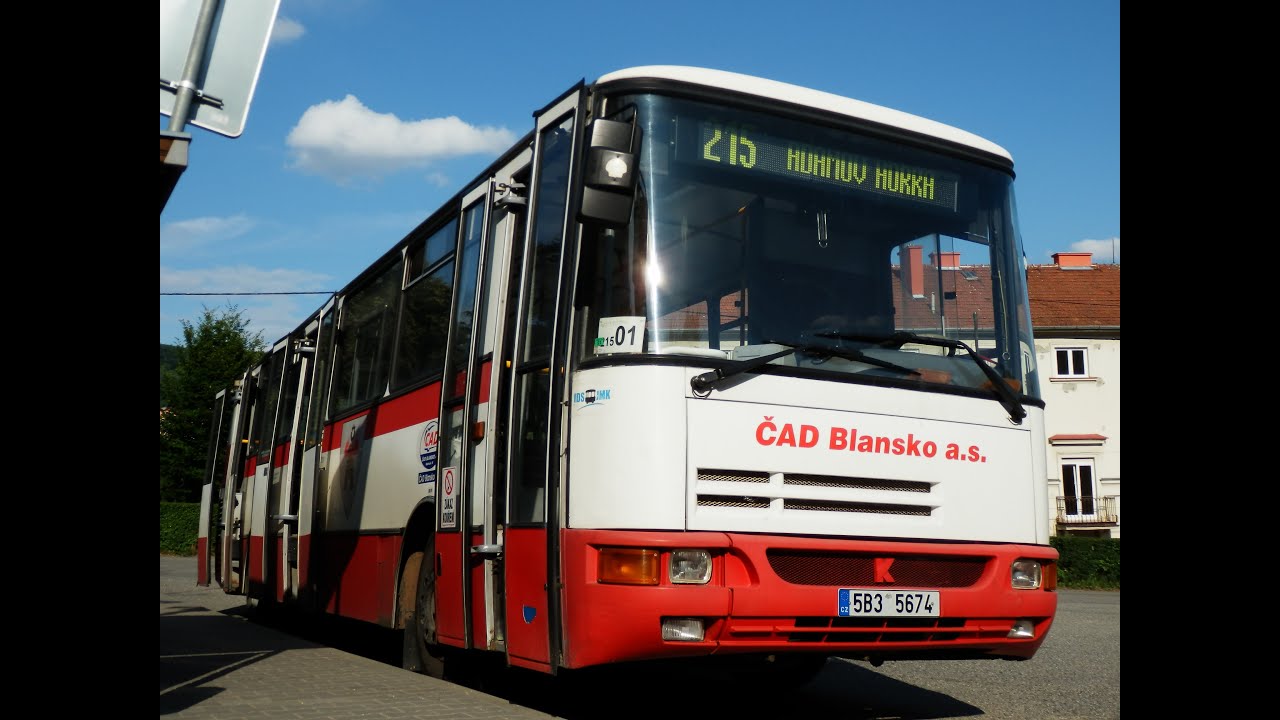 Jízda Karosou B932.1676 v Adamově na lince 215