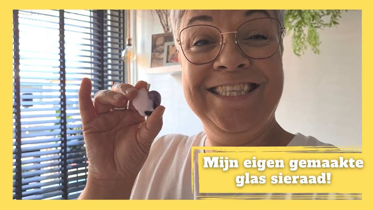 Hoe maak je een glas sieraad? | Mirjam Vlogt Wel