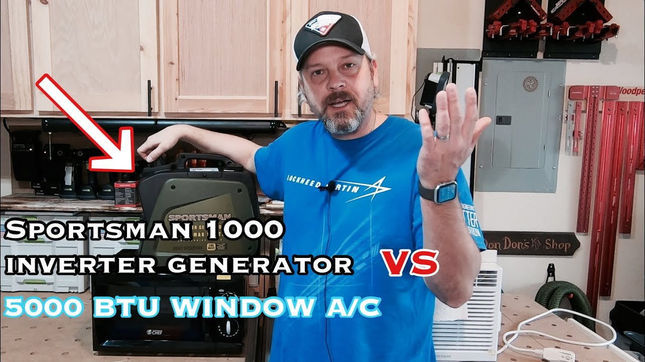 Will my 800 Watt generator run a 5000 BTU A/C??