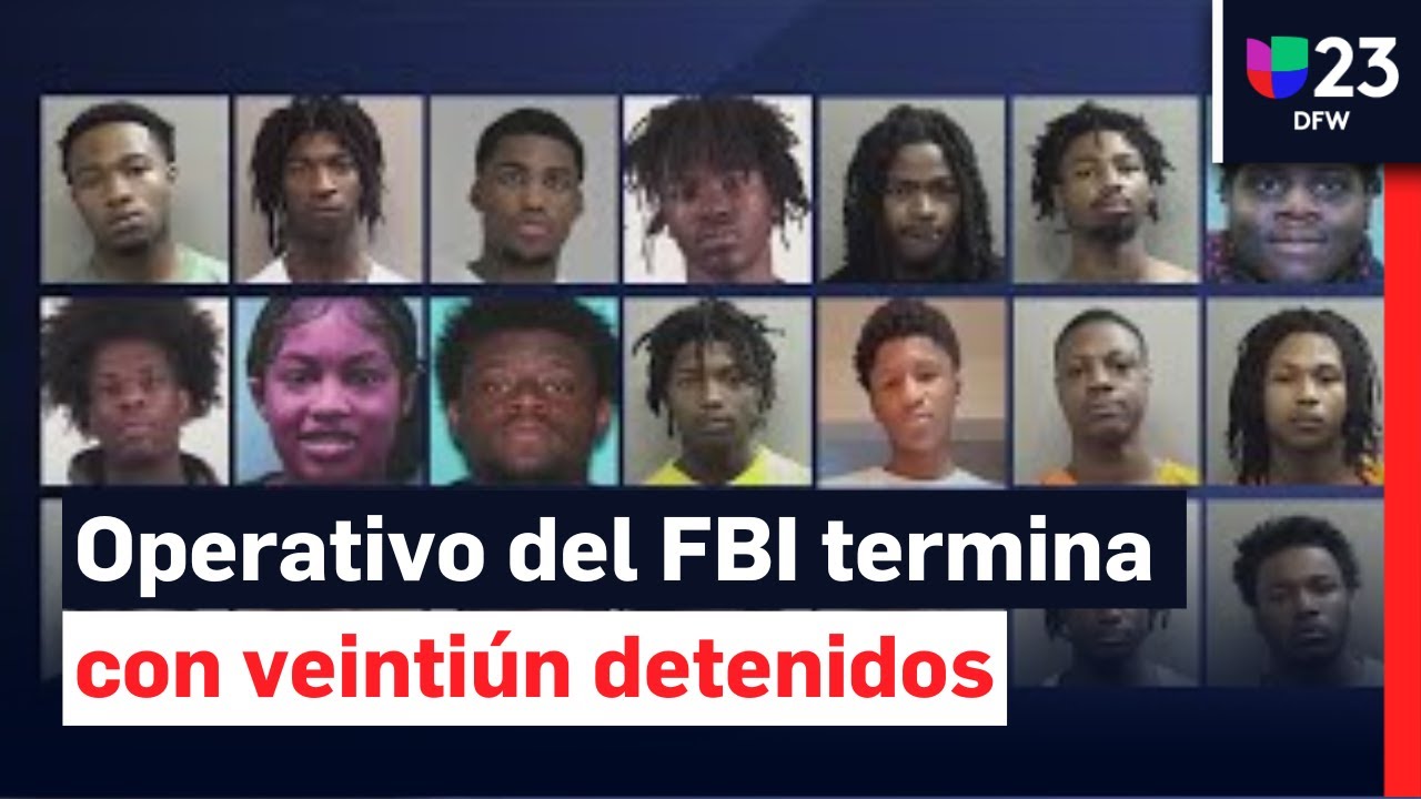 Operativo del FBI: arrestan a 21 personas vinculadas con pandillas en Arlington