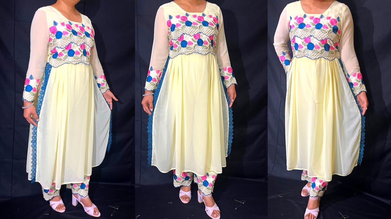 Naira Style Cutting And Stitching/ Latest Side Slit Kurti /Kurti Design