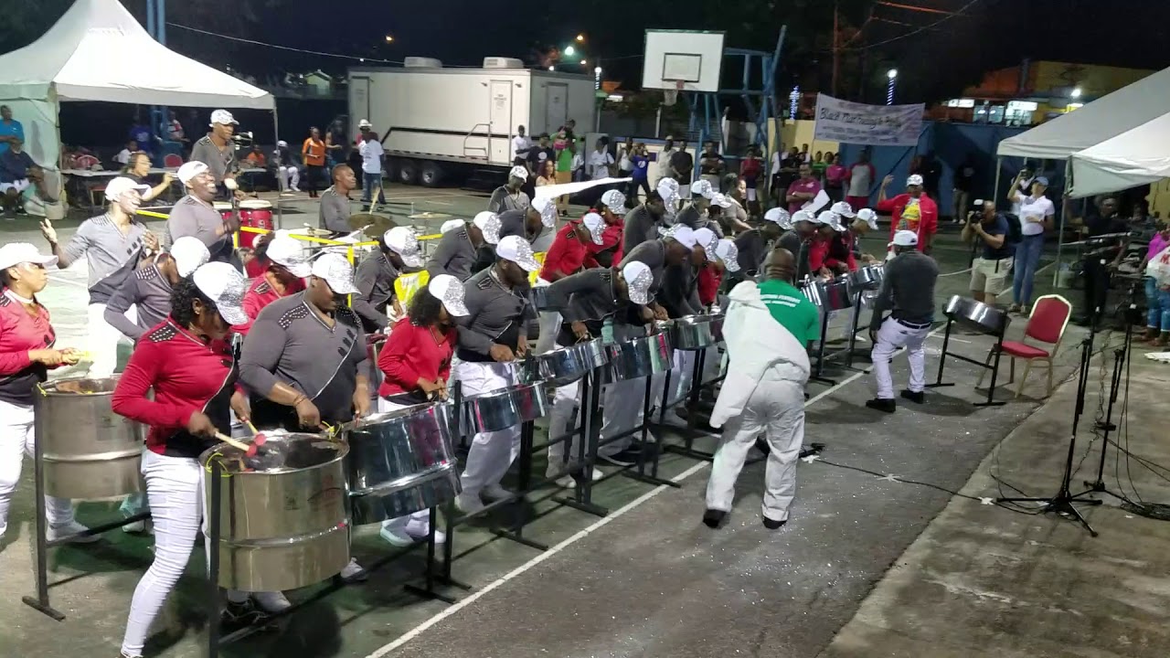 2018 SINGLE  PAN FINALS : Newtown Playboys. 1st  place
