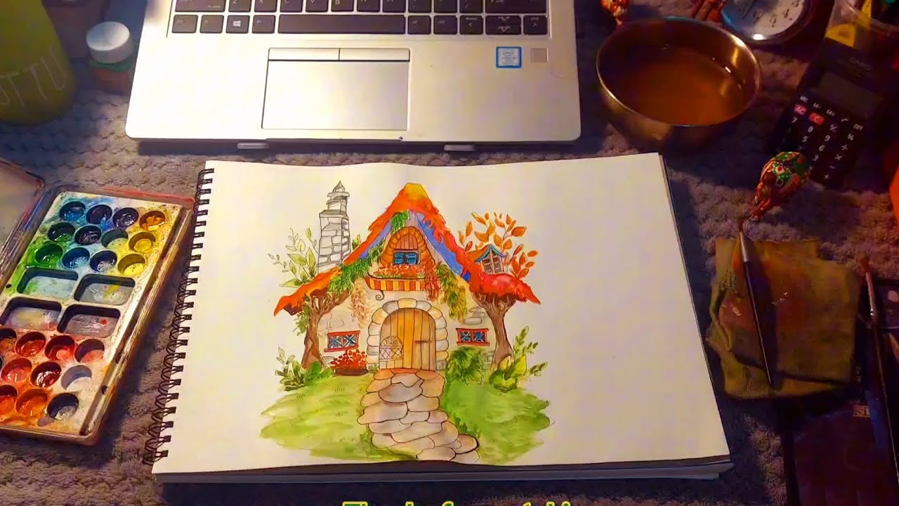 Paint With Me || Studio Ghibli || #Studioghibli #painting 