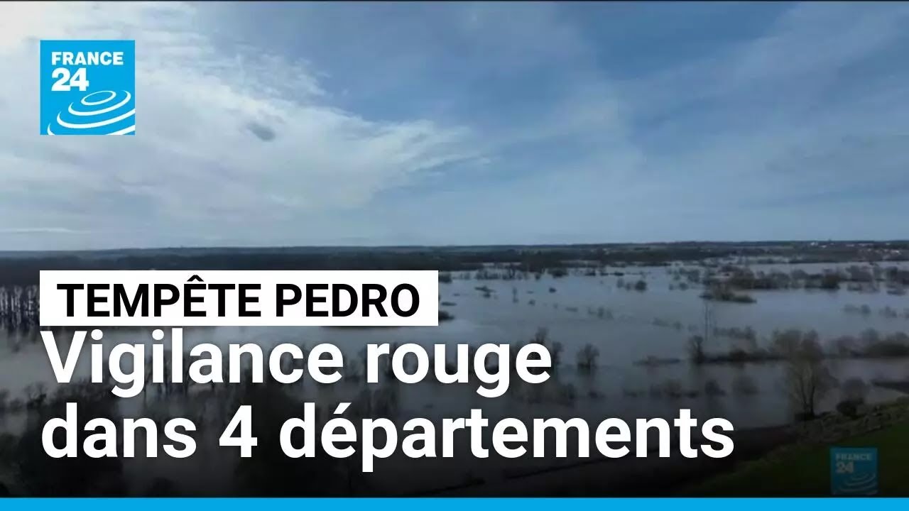 Tempête Pedro en France : vigilance rouge dans 4 départements • FRANCE 24