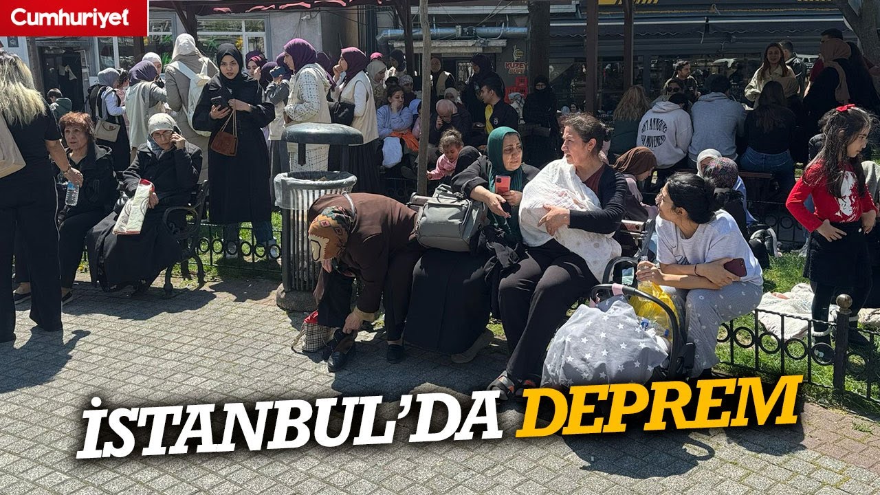 İstanbul'da 6.2 büyüklüğünde deprem