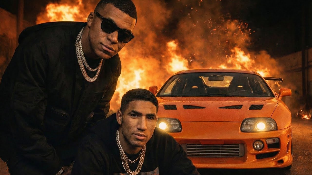 Hakimi & Mbappé - Vitesse & Amitié 🏁 | فيديو كليب خيالي