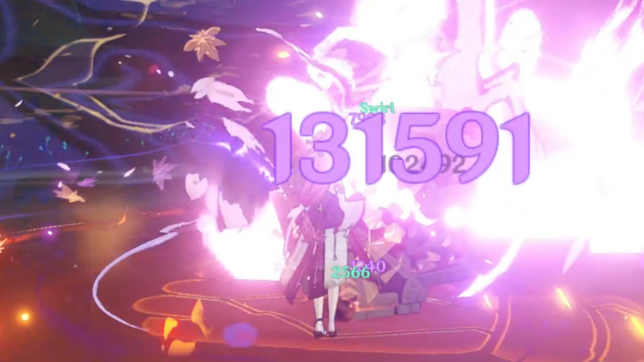 6/8/6 C0 Yae Miko Burst Damage Test - EoSF vs Glad/Shimenawa