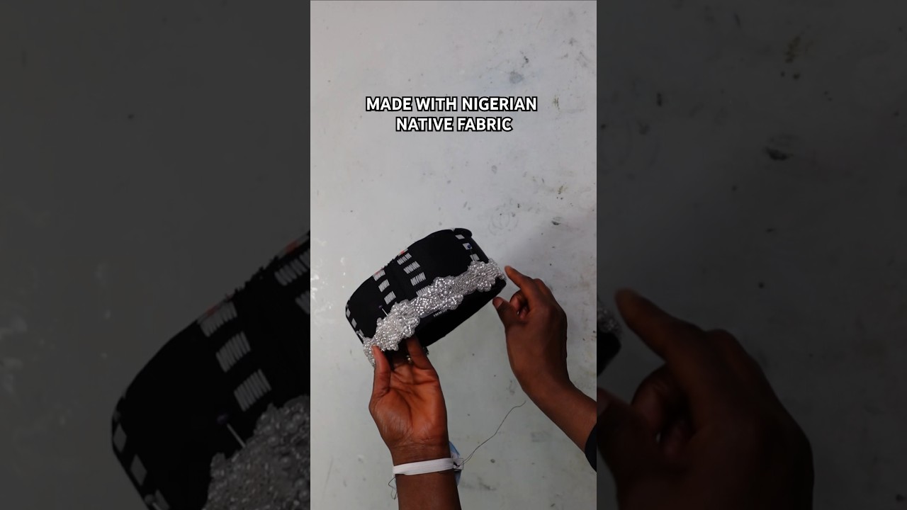 Watch Me Make a Cool Nigerian Pillbox Hat with Aso Oke!