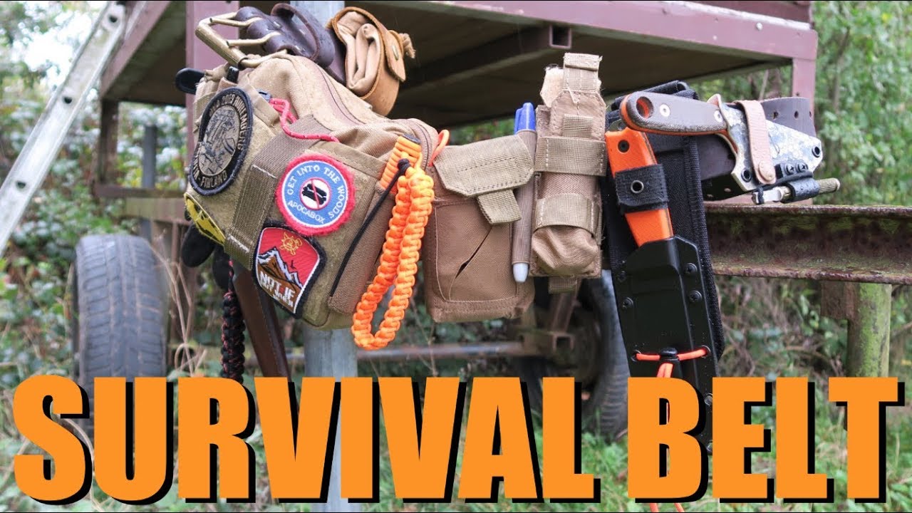 DIY Survival Belt | Everything You Need Within Reach!