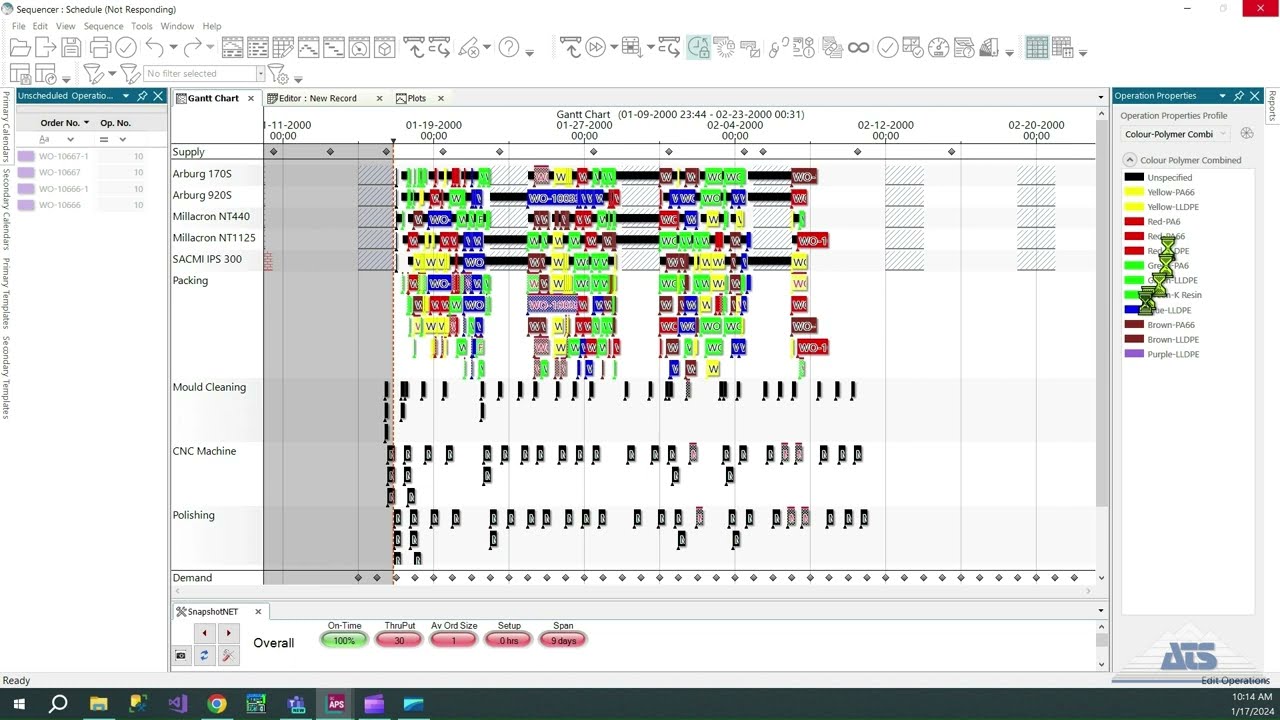 Opcenter Production Scheduling for Plastic Injection Molding - ATS Global