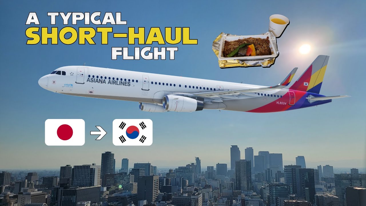 Asiana Airlines: Economy Class (Airbus A321-231)[Nagoya - Seoul]