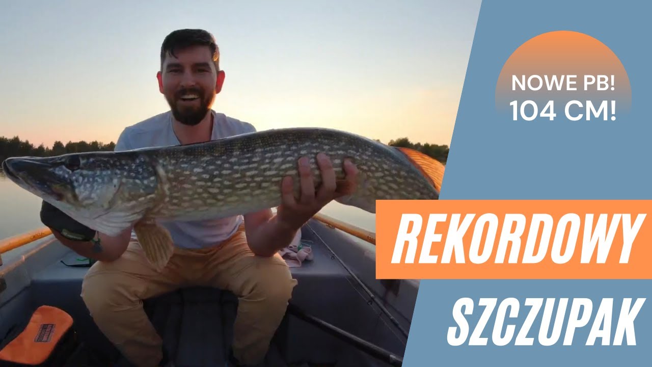 NOWY REKORD! Ogromy szczupak z polskiej wody nie zmieścił się w podbieraku.
