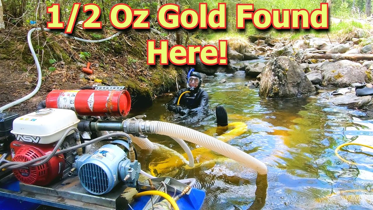 We Found 1/2 Ounce of GOLD in One Hole!