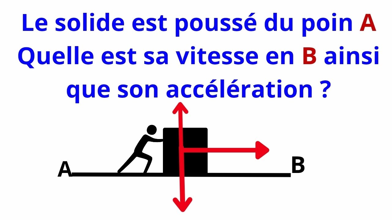 Calcul de vitesse et de l'accélération