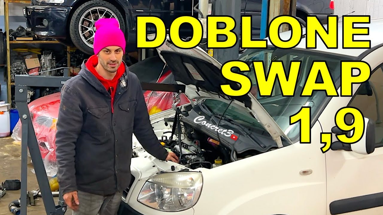 Montiamo il motore 1.9 Multijet dentro al Doblone | Colleghiamo tutto, inseriamo i liquidi e avviamo