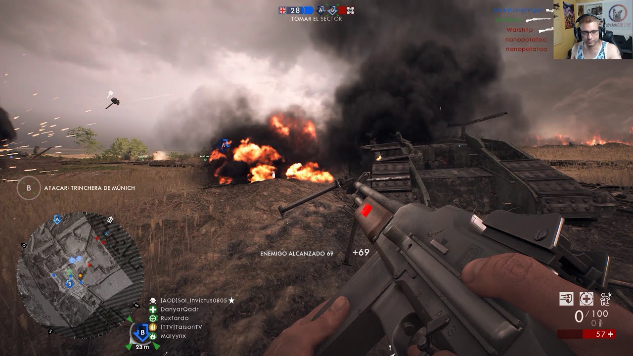 Battlefield 1 El Somme Atacando es chungo.