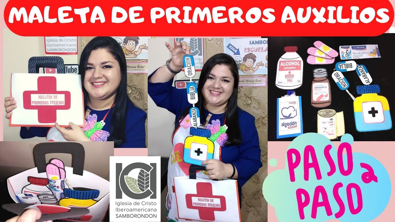 MALETÍN DE PRIMEROS AUXILIOS PARA SANIDAD ESPIRITUAL- RECURSO VISUAL - PASO A PASO.