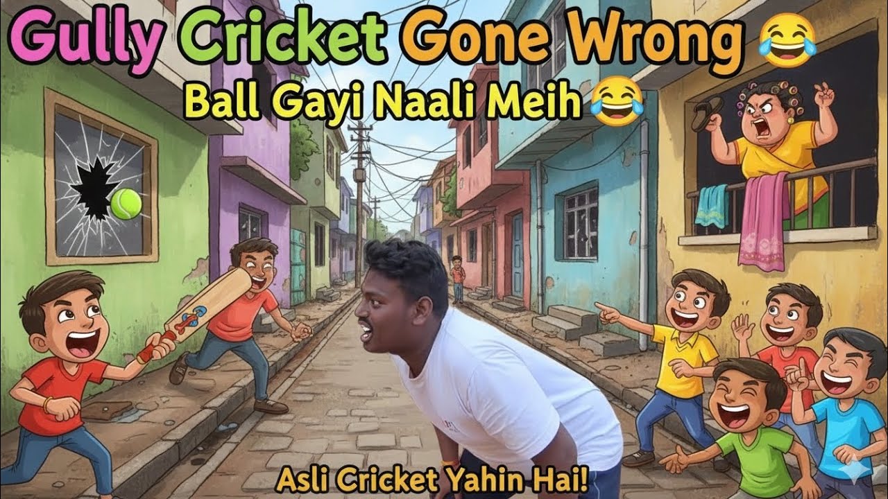 Most Entertaining Gully Cricket Ever 🏏😅Full Paisa Vasool Match#gullycricket#streetcricket#cricket