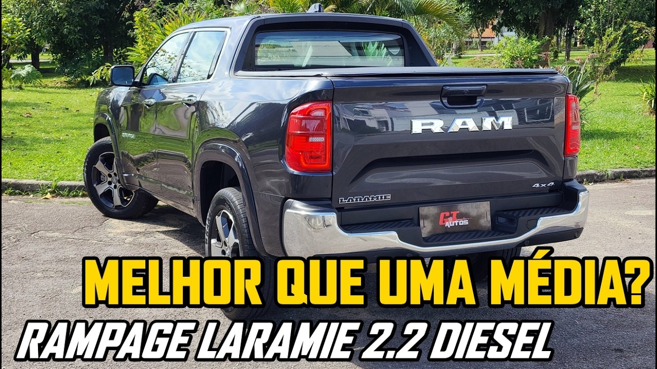 RAM Rampage Laramie 2.2 Diesel: novo motor faz ela ter o melhor custo-benefício? Avaliação completa!