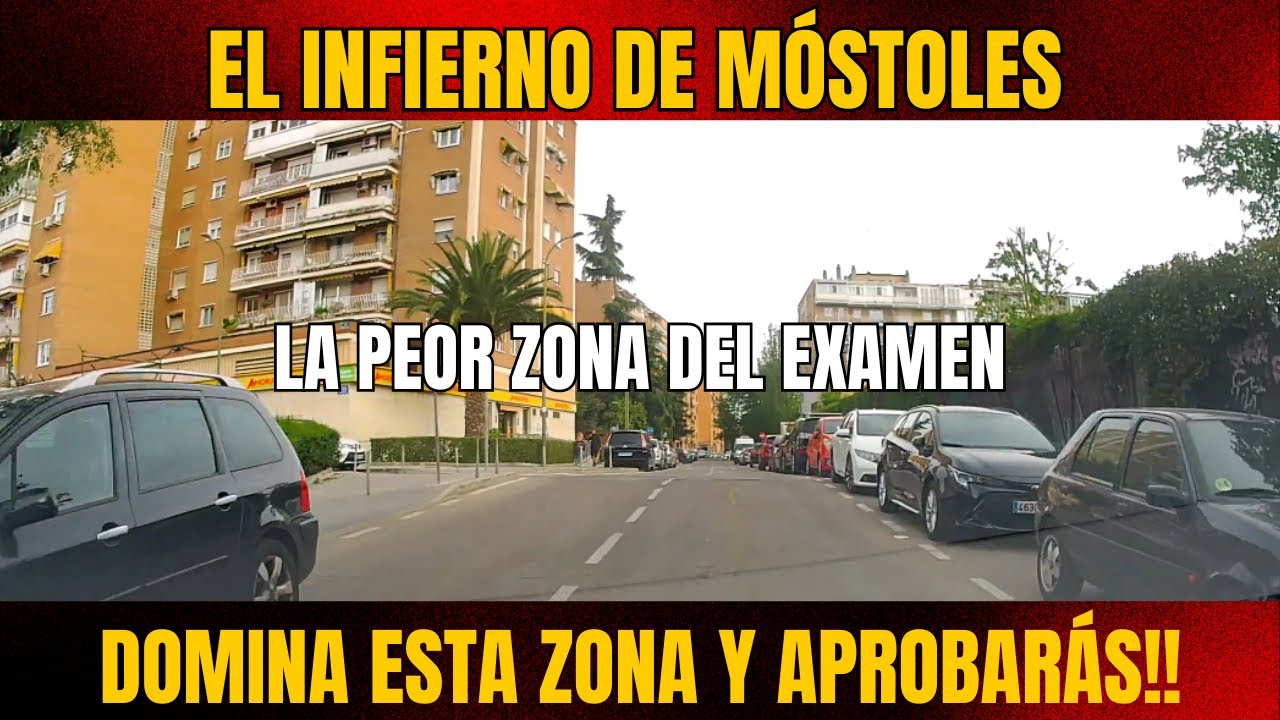¡Prepárate para lo Peor! Descubre el Infierno de MÓSTOLES: La PEOR ZONA del EXAMEN de CONDUCIR🔴