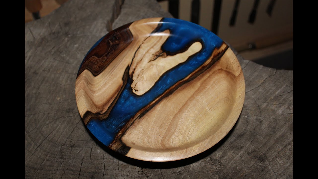 woodturning - walnut resin 