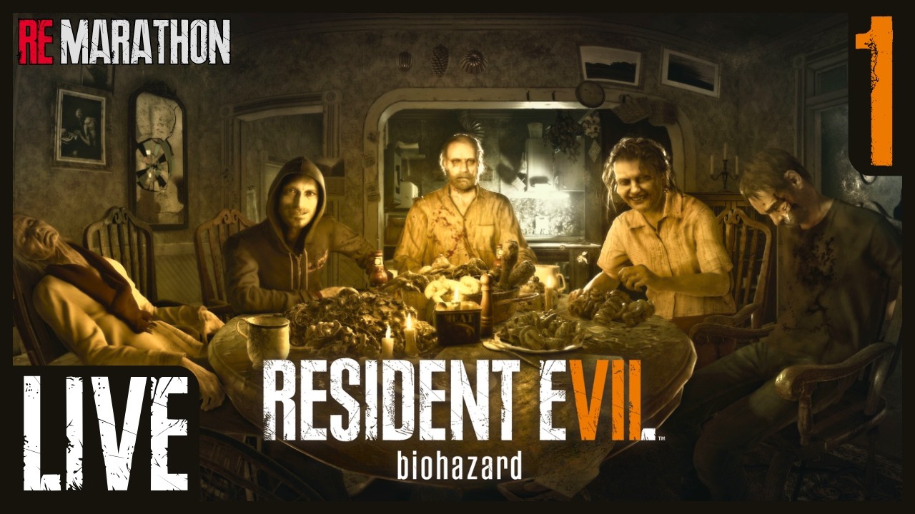 🔴 Resident Evil 7 - Part 1 - Welcome to the Family | RE Marathon
