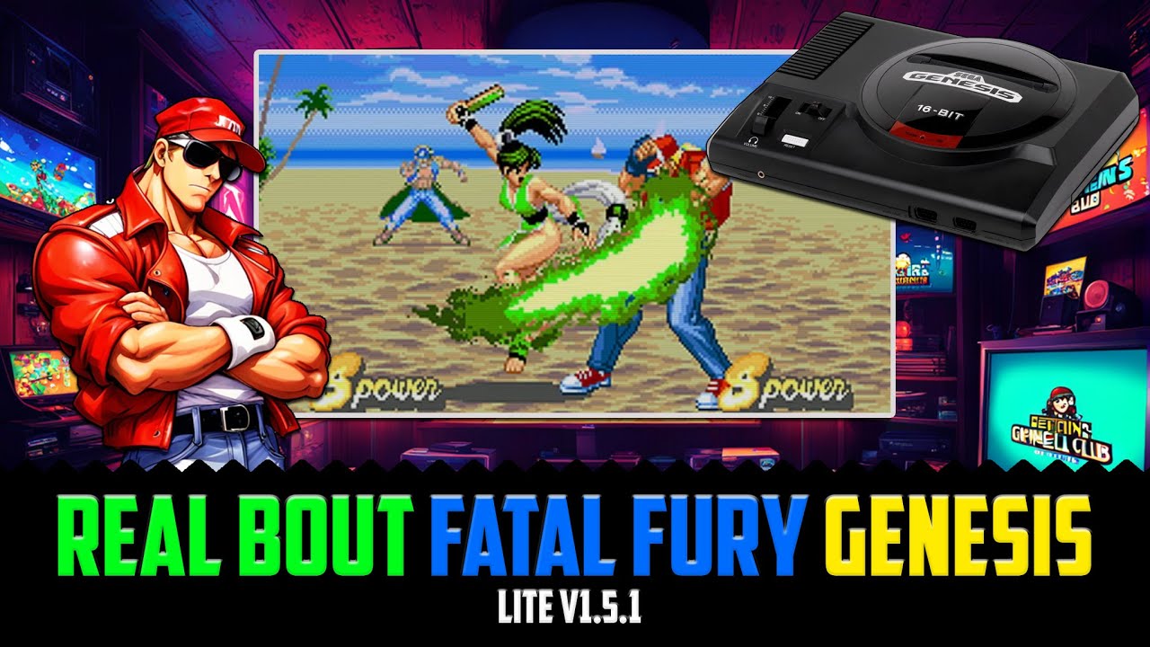 REAL BOUT FATAL FURY GENESIS - an awesome new Sega Mega Drive game with rom link and commentary