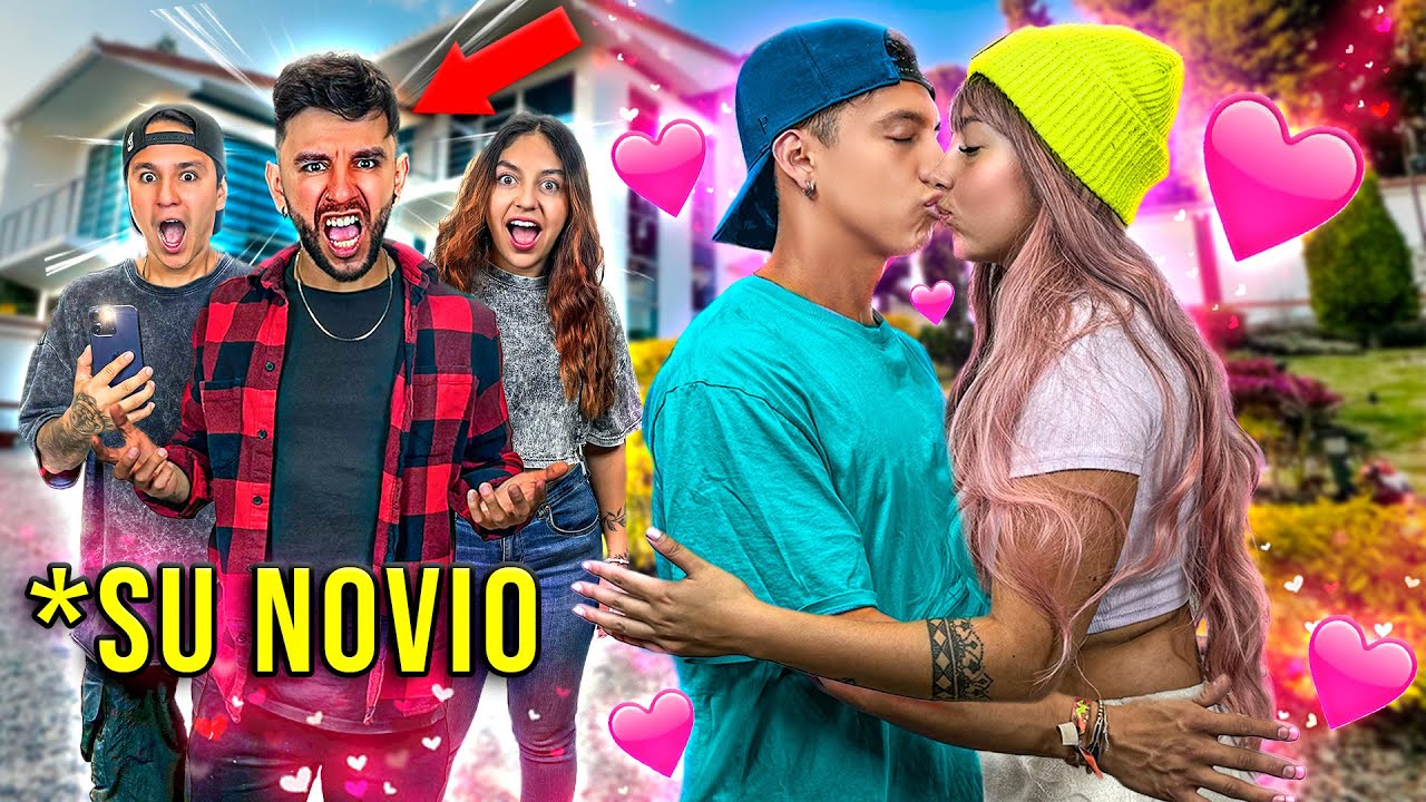 ¡BESO a UNA de las INTEGRANTES del TEAM FRENTE a SU NOVIO ❤️!