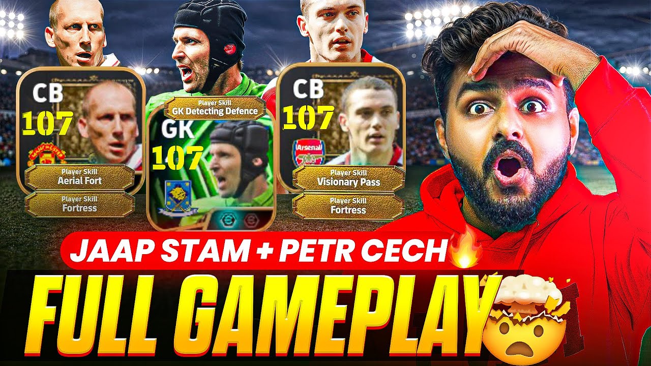 POWERFULL BROKEN DEFENDERS👿 107 JAAP STAM + 105 VERMAELEN + 107 NEW CECH🥶 ENGLISH GUARDIANS REVIEW🤯