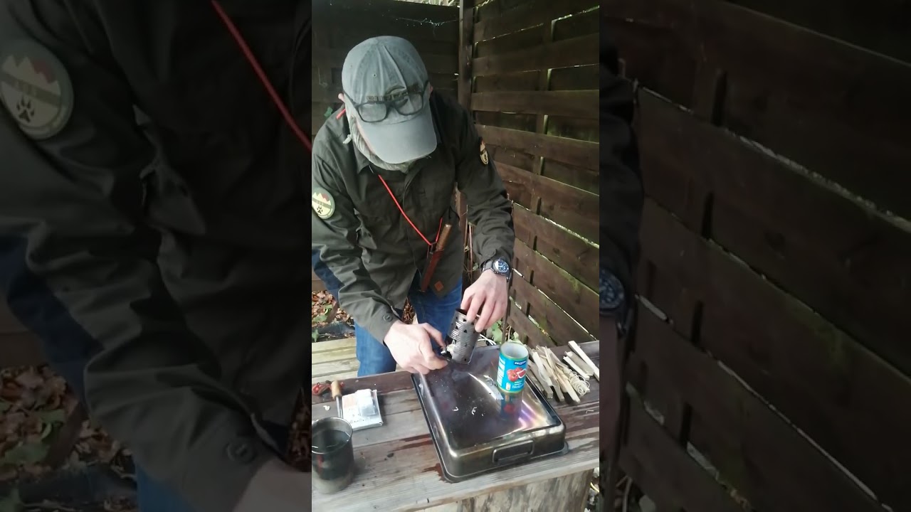 Faire un r&eacute;chaud &agrave; bois avec une bo&icirc;te de conserve