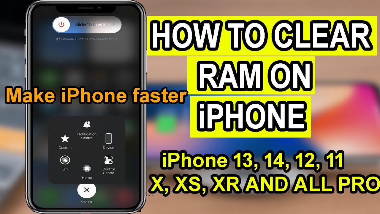 How to Clear RAM ON iPhone 13, 14, 12 11 XS XR 13 PRO 12 PRO | How to Clear iPhone 13, 12, 11 RAM