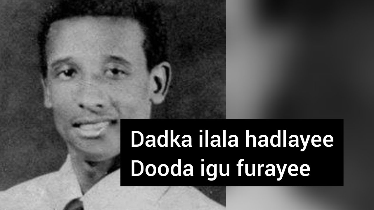 CABDI TAHLIIL- DADKA ILA HADLAYEE DOODA IGU FURAYEE