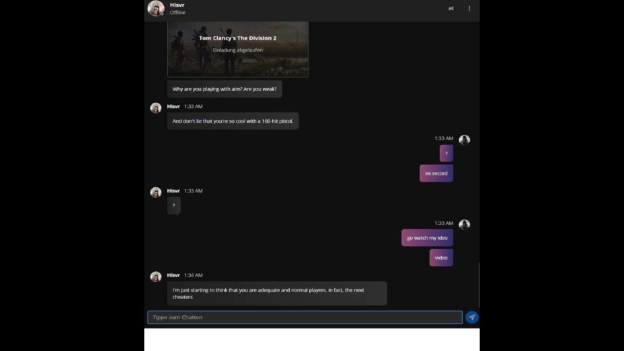 No aimassist Hisvr