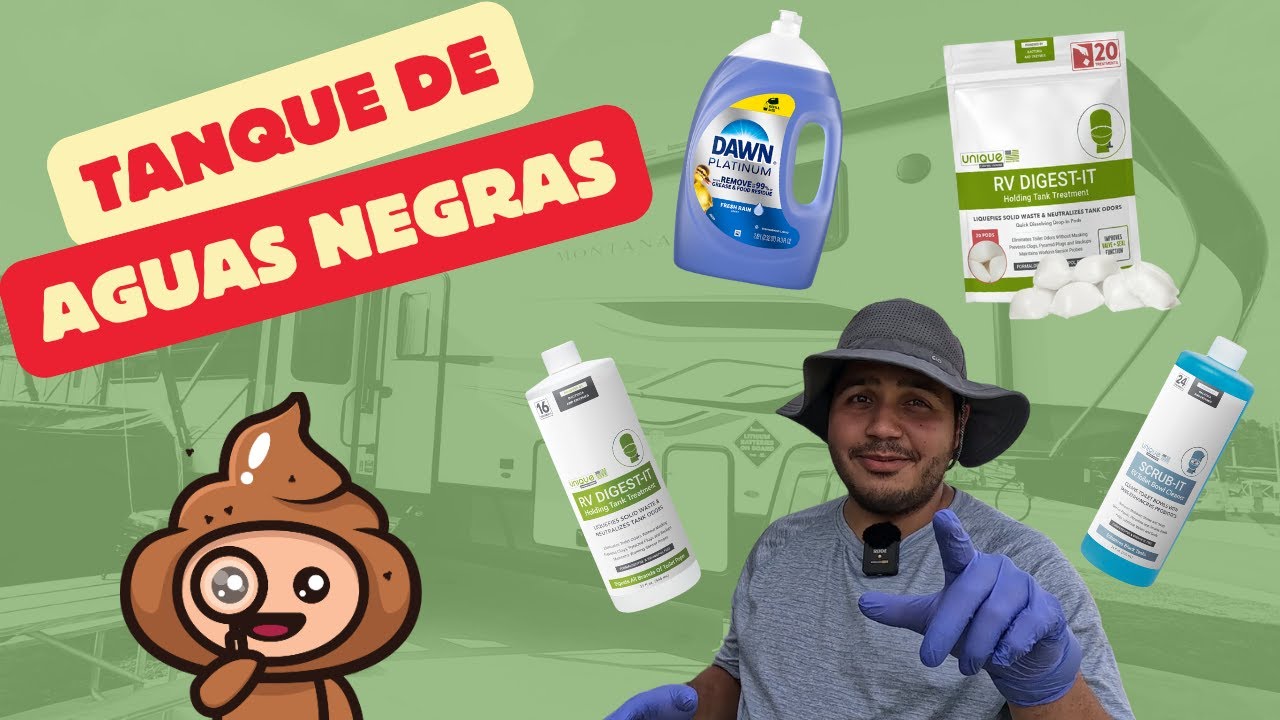 🤓¡Aprende a limpiar los tanques de aguas negras en tu casa rodante!💩 ● Black tank RV
