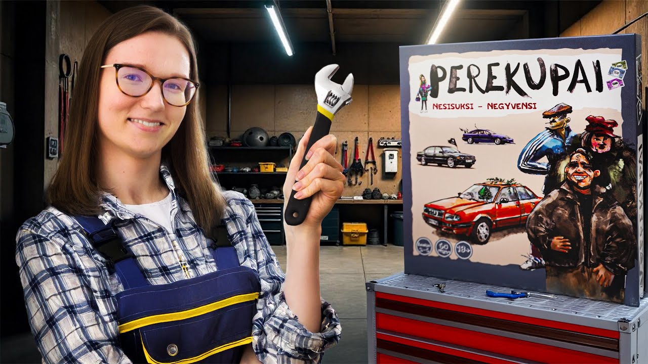 Stalo žaidimas &bdquo;Perekupai&ldquo; &ndash; mechanikos, temos ir dizaino harmonija