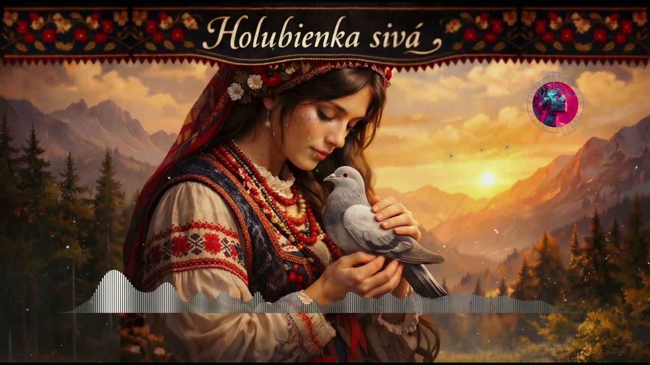 HOLUBIENKA SIVÁ (LYRICS) | SLOVAK FOLK | NoCopyright Music | AI NCM Zone