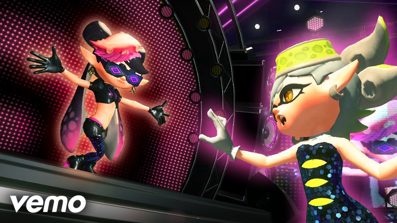 ♪ Bomb Rush Blush + Tidal Rush ♫ Caitlin Koi Lyric Video - Splatoon 2