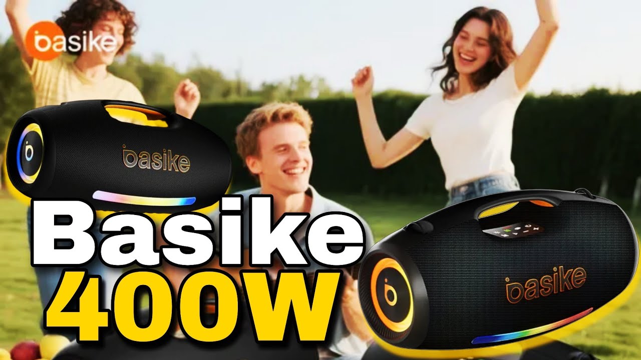 Caixa De Som Basike 400w Boombox Tws Bt Grave Potente