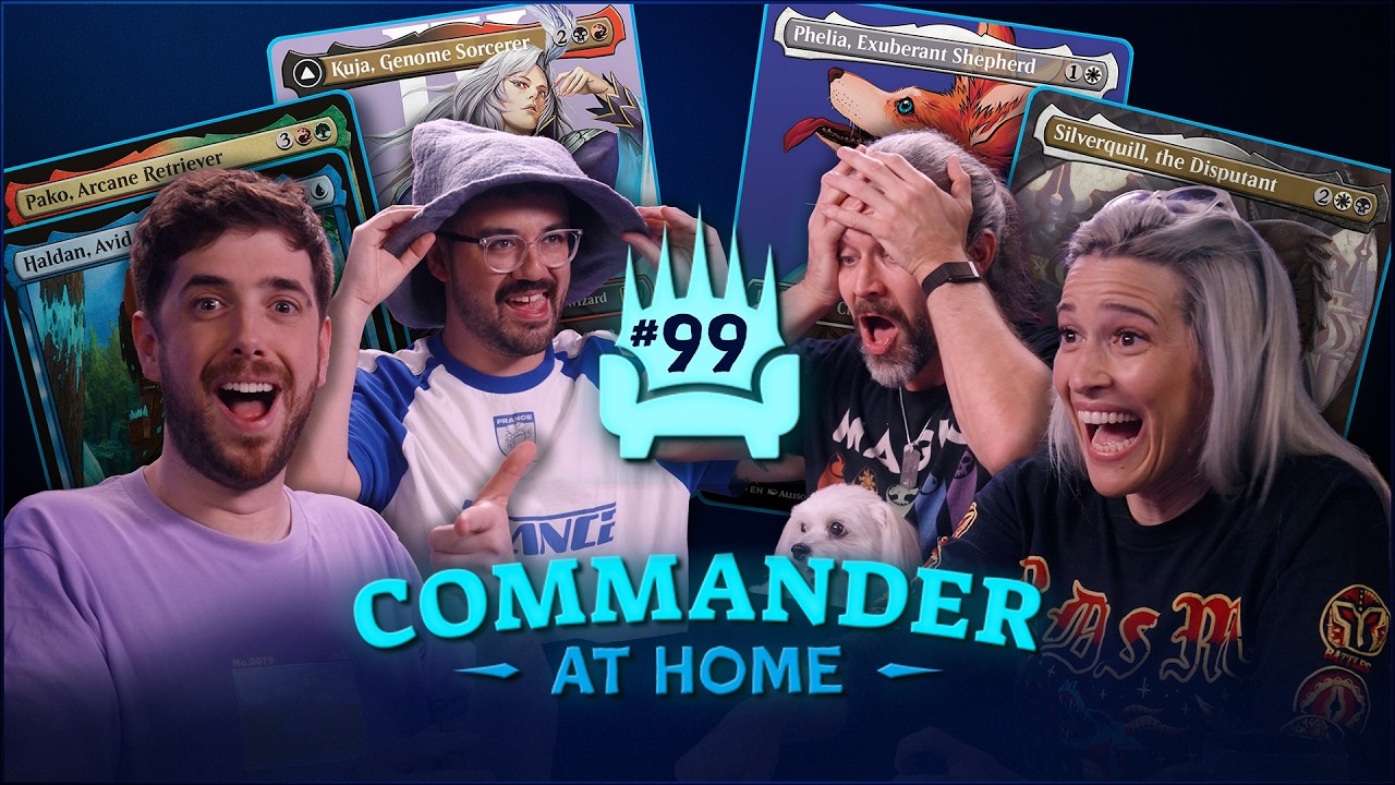 A Dragon, Two Dogs, and a Wizard walk into a Commander game... | Commander at Home Episode 99